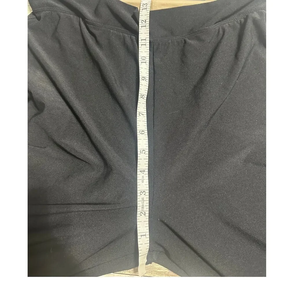 Spanx Wide Leg Cropped Pull On Pants Women's Plus Size 1X Black Flowy Stretch - Picture 6 of 6